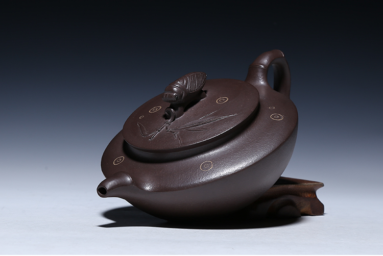 【潘洪均】大师壶-茶壶-紫砂壶-知足壶