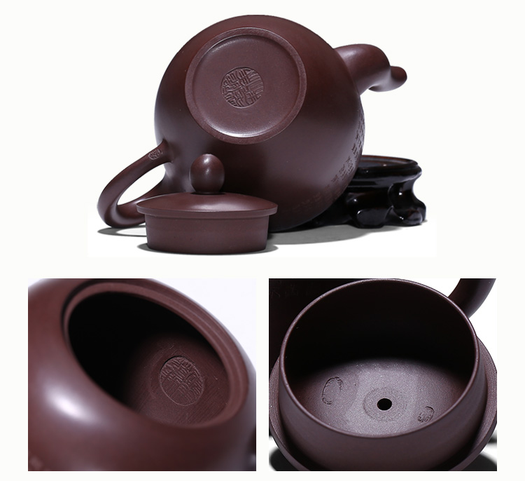 【邵美华】大师壶茶壶-紫砂壶-美人肩壶350cc