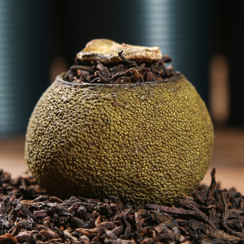 礼盒装普洱茶陈皮普洱小青柑500g含提袋